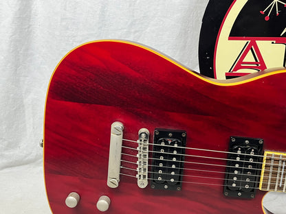 Squier Master Series Chambered Telecaster Electric Guitar 2005 - Crimson Red Transparent