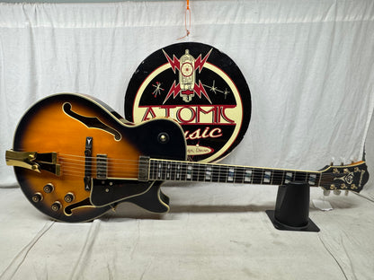 Ibanez GB10SE-BS gb10 se George Benson Signature Archtop Hollowbody Jazz Guitar with Case 2017
