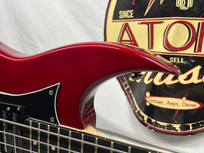 Hagstrom HB-4 Doublecut 4-String Electric Bass with Gig Bag - Split in Fretboard *See Photos*