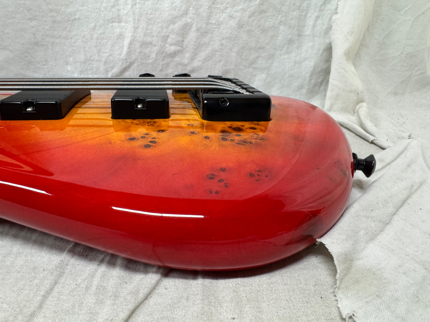 Spector Euro Series Eurobolt 5-String Bass with Gig Bag - Inferno Red