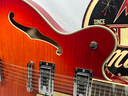 Eastwood Classic 12-String Doublecut Semi-Hollow Body Electric Guitar