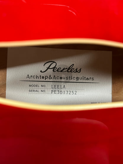 Peerless Leela Arctop Hollow Body Electric Guitar with Hard Case