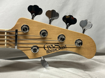 Crews Maniac Sound JB2005 5-String J-Style Electric Bass