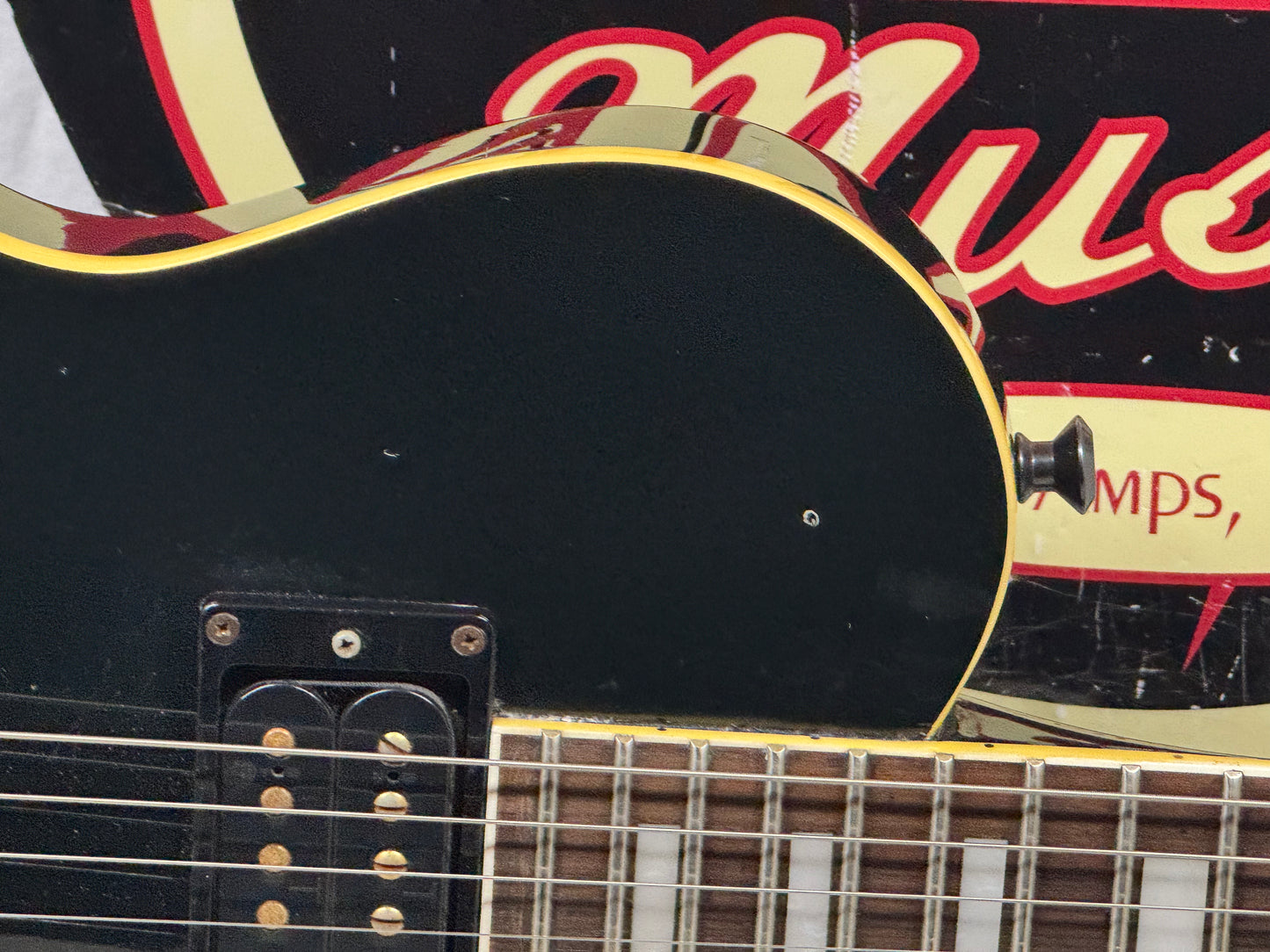 Aria Pro II PE500 pe 500 Singlecut Guitar - Black