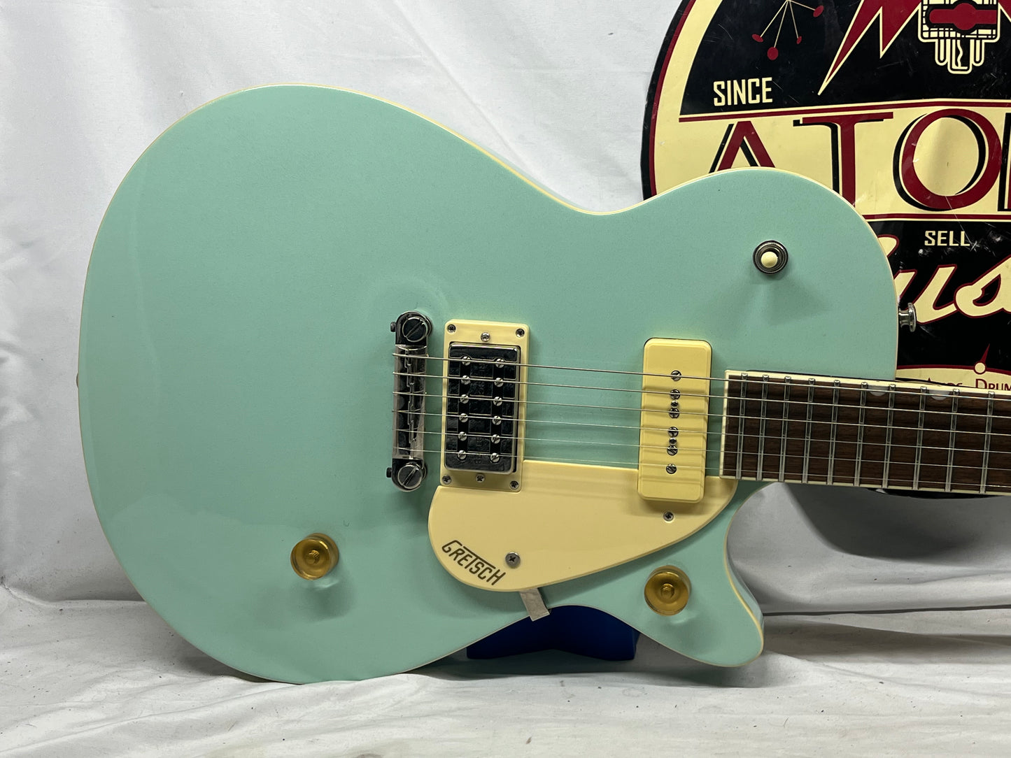 Gretsch G2215-P90 Streamliner Junior Jet Club Singlecut Electric Guitar - Mint Metallic