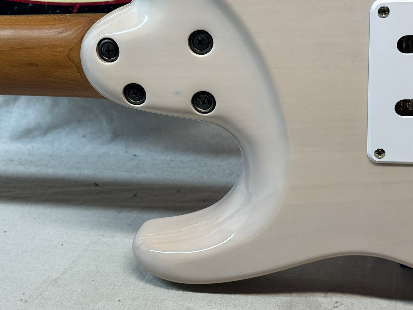 Ibanez Prestige AZ Series AZ2204N-AWD AZ2204 Guitar with Case - MIJ Made In Japan 2023 - Antique White Blonde