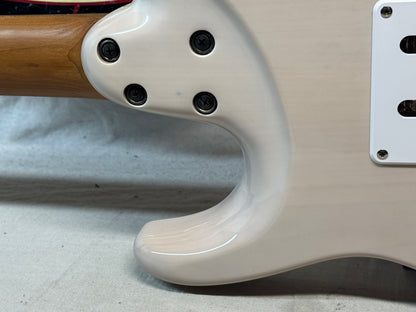 Ibanez Prestige AZ Series AZ2204N-AWD AZ2204 Guitar with Case - MIJ Made In Japan 2023 - Antique White Blonde