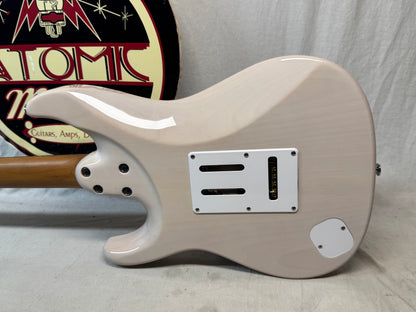 Ibanez Prestige AZ Series AZ2204N-AWD AZ2204 Guitar with Case - MIJ Made In Japan 2023 - Antique White Blonde
