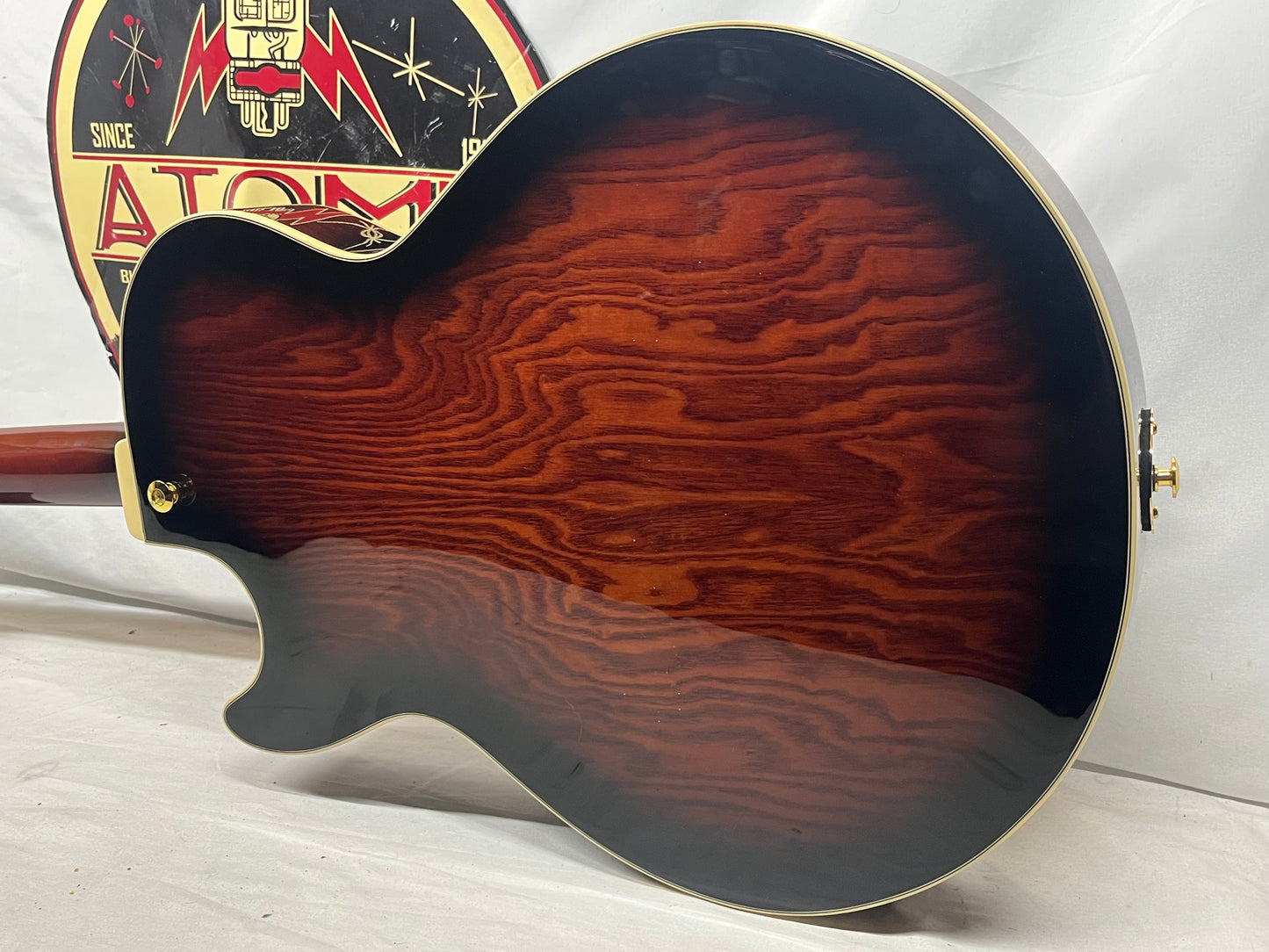 Ibanez AG95QA Hollow Body Electric Guitar - Dark Brown Sunburst