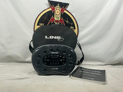 Line 6 Bass POD XT Live Multi-Effects Preamp Pedal with Soft Case