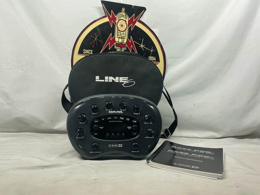 Line 6 Bass POD XT Live Multi-Effects Preamp Pedal with Soft Case