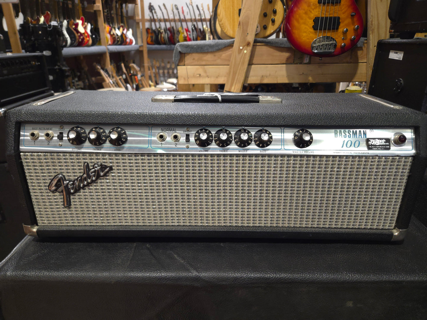 Fender Bassman 100 2-Channel 100-Watt Guitar Amp Head 1972 - 1976 - Silverface - Local Pickup Only