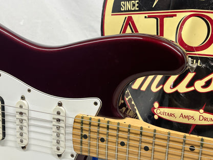Fender Standard Stratocaster Strat HSS MIM - Made in Mexico - Midnight Wine