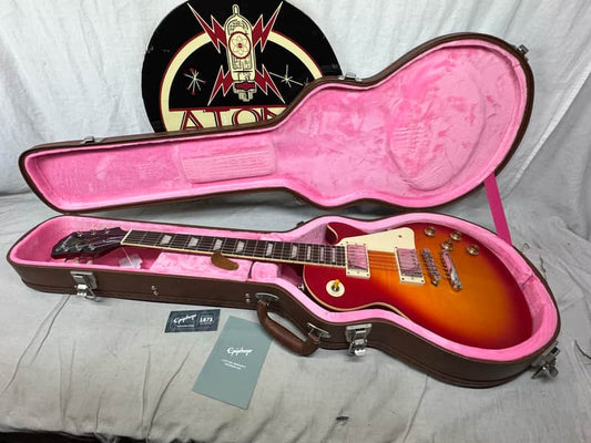 Epiphone Inspired by Gibson Custom IGC Masterbilt '59 1959 Les Paul Standard Guitar with Case