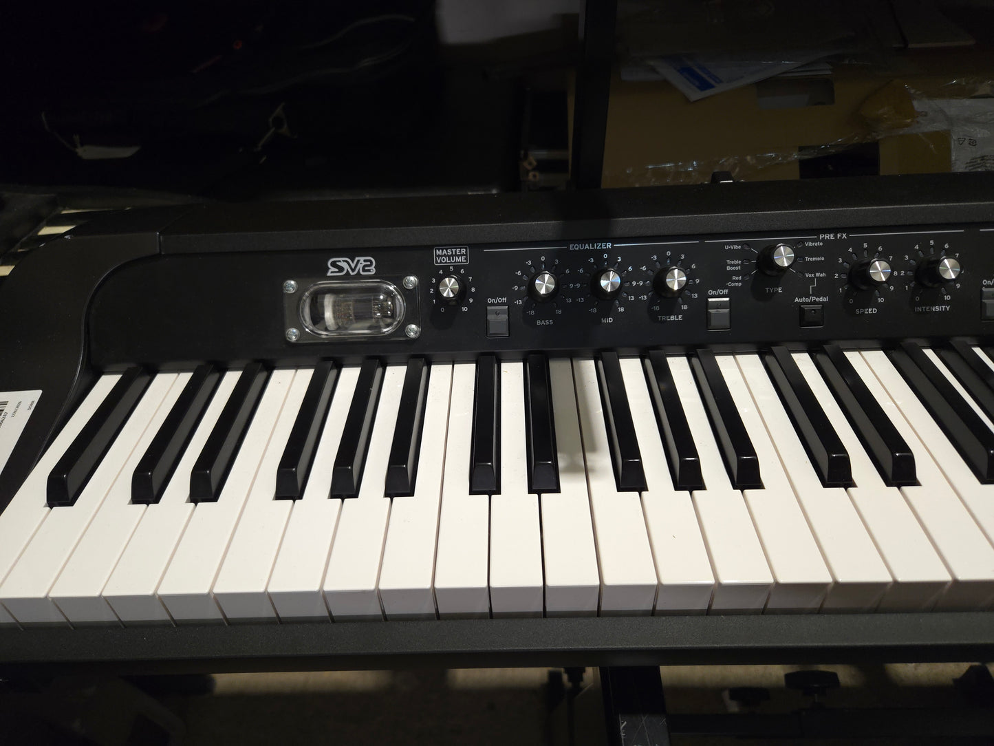 Korg SV2-88 Stage Vintage Digital Piano 2018 - Present - Black with White / Black Keys - Local Pickup Only