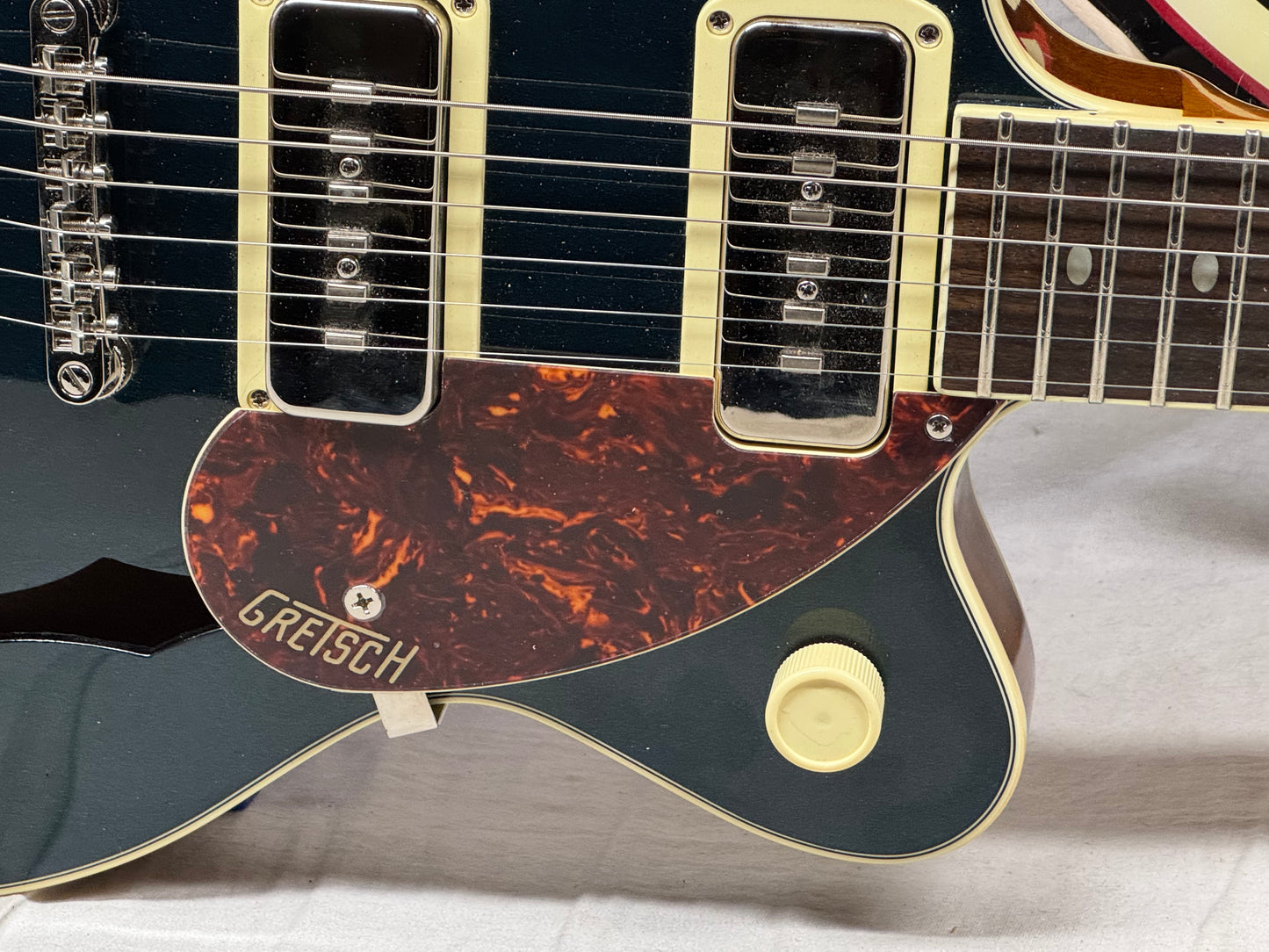 Gretsch G2655T-P90 Streamliner Center Block Jr. Double-Cut P90 Guitar with Bigsby + Case 2021 - Two-Tone Midnight Sapphire