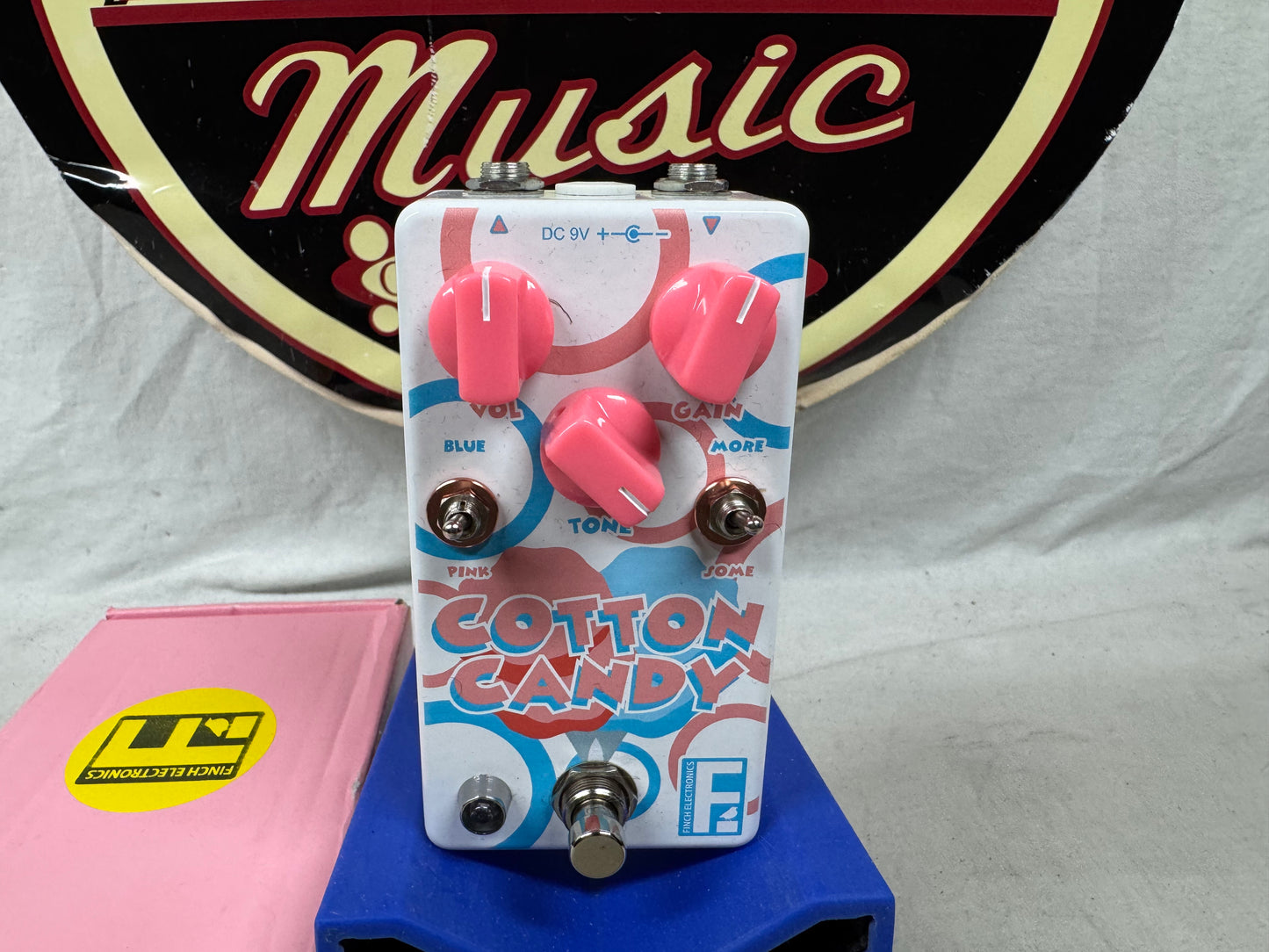 Finch Electronics Cotton Candy Overdrive Pedal with Box