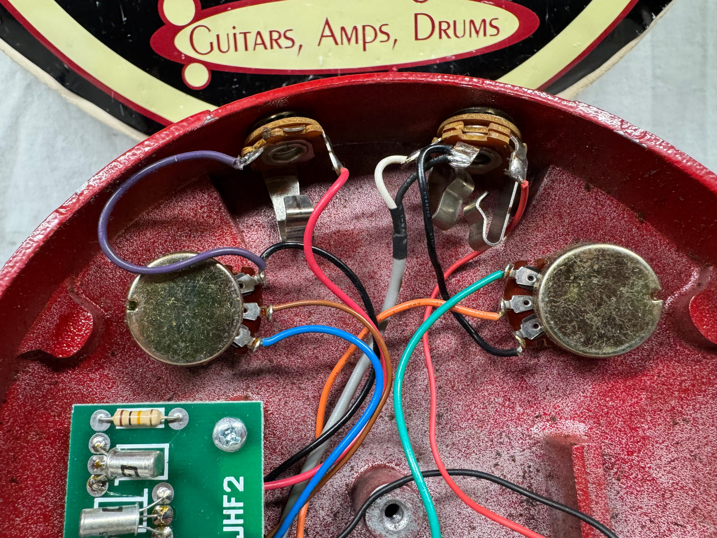 Dunlop Dallas Arbiter JHF2 FuzzFace fuzz face Distortion Pedal - Red