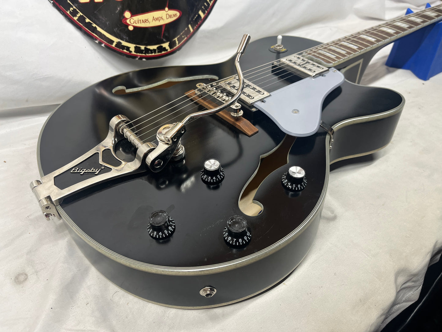 Epiphone Swingster Semi-Hollow Body Electric Guitar - Black Aged Gloss