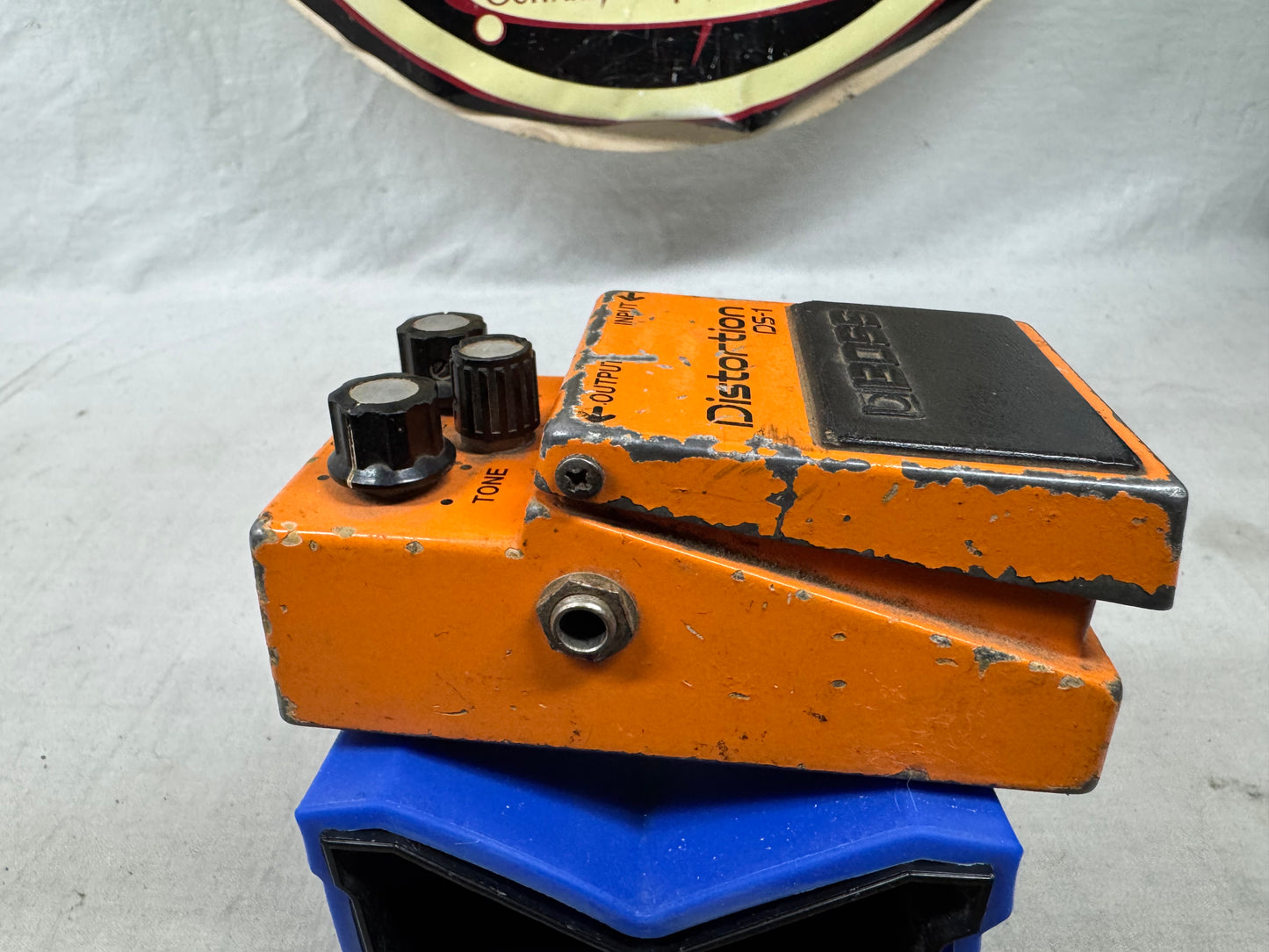 Boss DS-1 ds1 Distortion Pedal - TA7136AP OpAmp - Black Label / MIJ Made In Japan / ACA 12v power 1983
