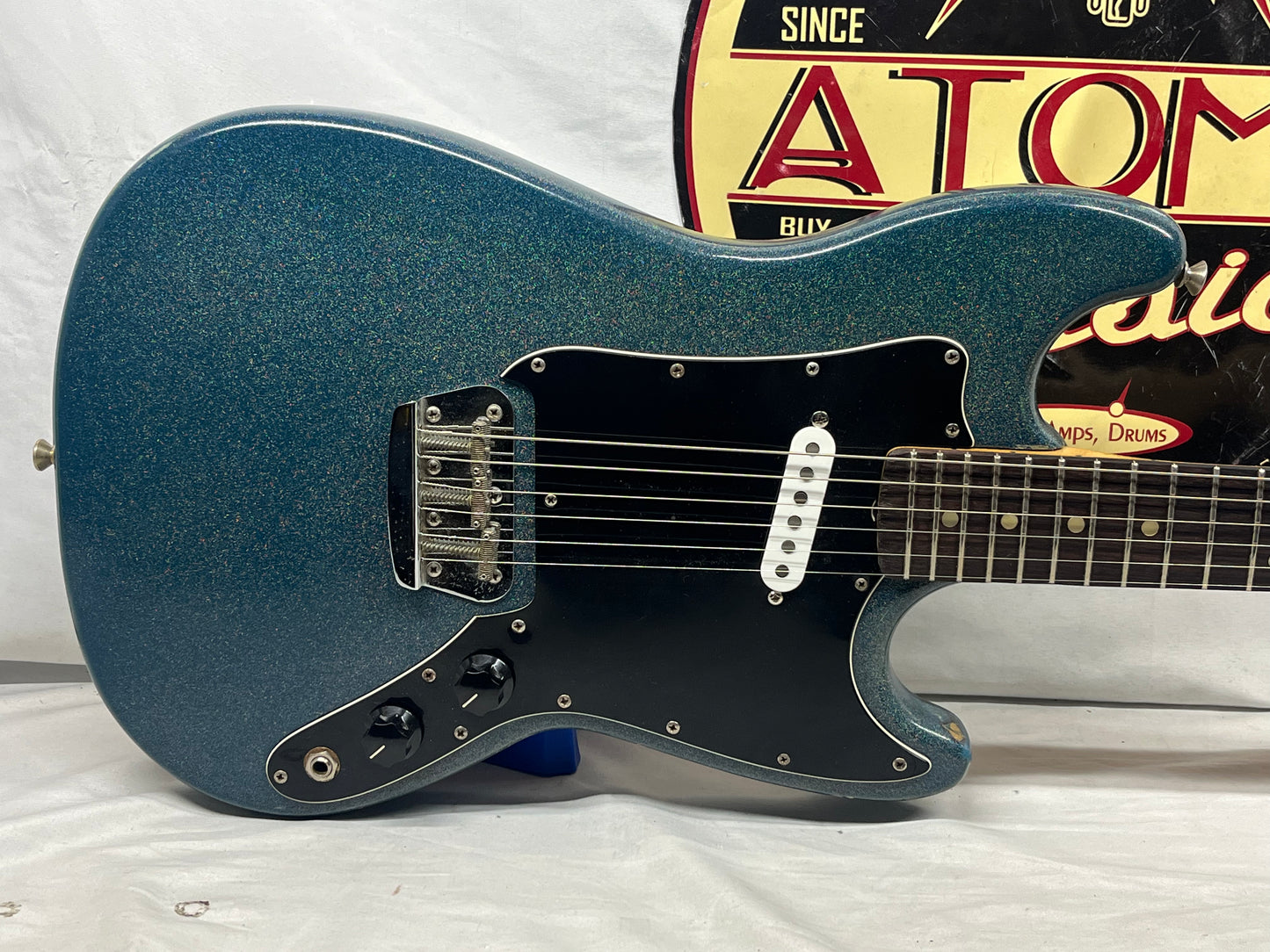 Fender MusicMaster music master Re-fin'd Electric Guitar