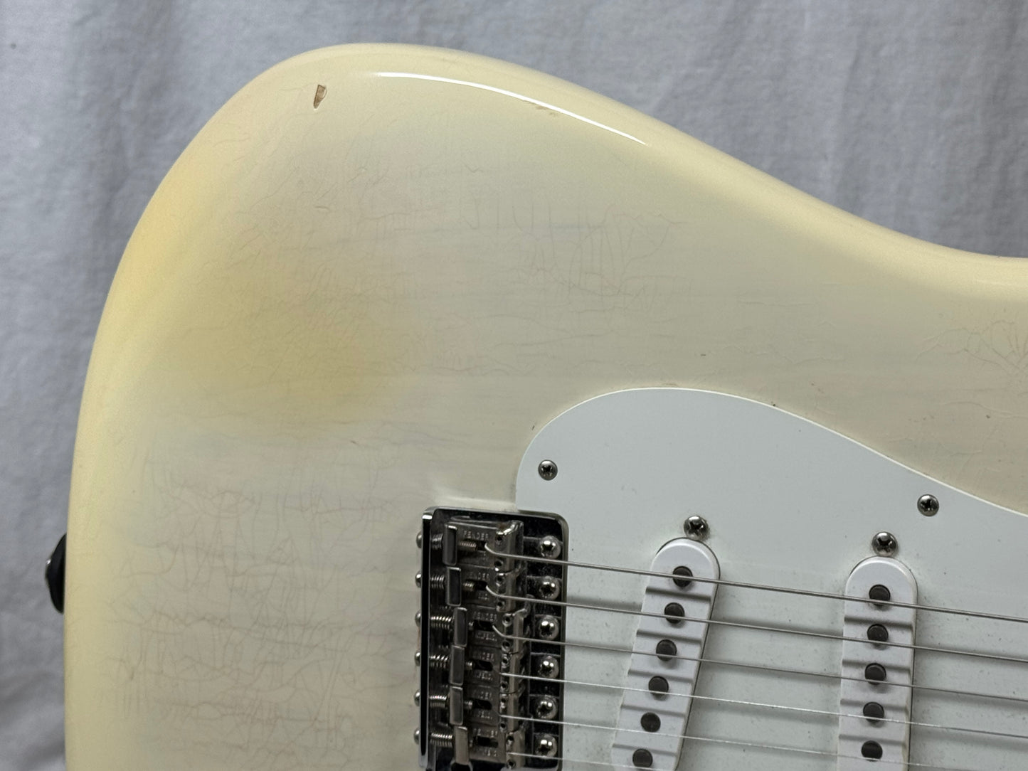 Fender American Vintage '56 1956 Stratocaster Guitar 2017 - Aged White Blonde / Maple neck