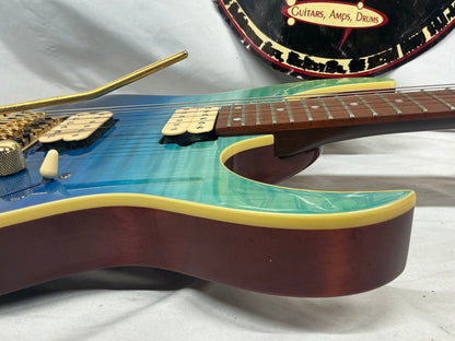 Ibanez RG420HPFM-ALG Standard 2020 - Present - Blue Leaf Gradation