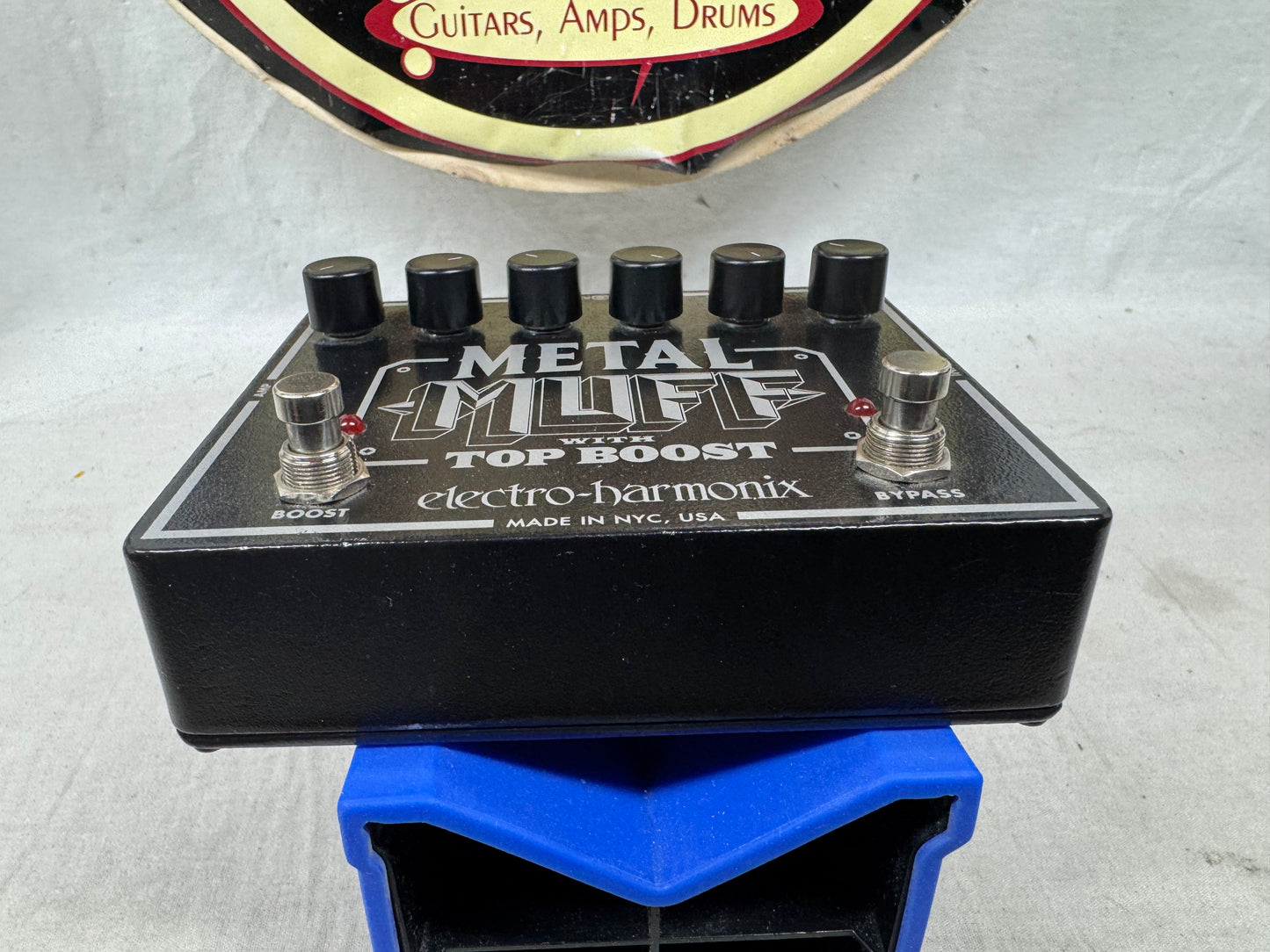 Electro-Harmonix Metal Muff with Top Boost Distortion Pedal