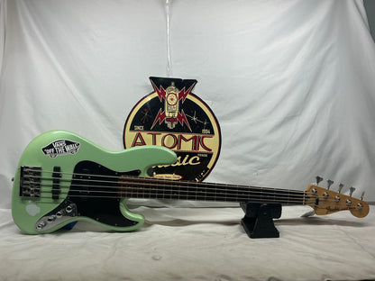 Fender Deluxe Active Jazz Bass V with Pau Ferro Fretboard 2018 - Surf Pearl