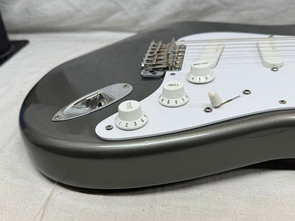 Fender USA Eric Clapton Stratocaster Guitar with Case - Lace Sensor Pickups 1993 - Pewter / Maple neck
