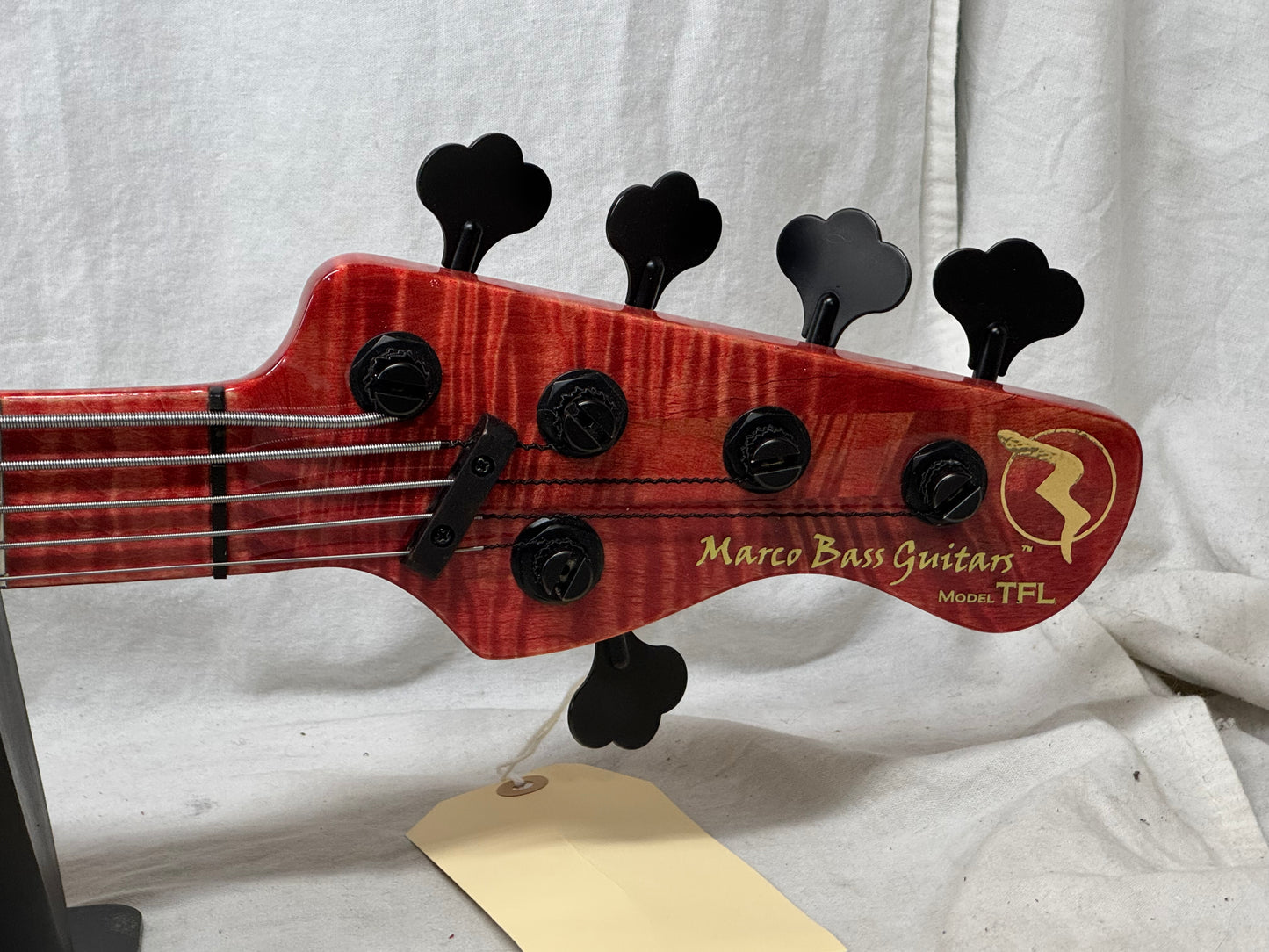 Marco Bass Guitars TFL Singlecut 5-string Bass with John East preamp / handmade Marco pickups