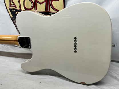 Fender Deluxe Nashville Telecaster Tele Electric Guitar - White Blonde