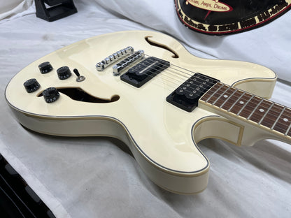 Ibanez Artcore Series AS73-IV Semi-Hollow Body Electric Guitar - Ivory