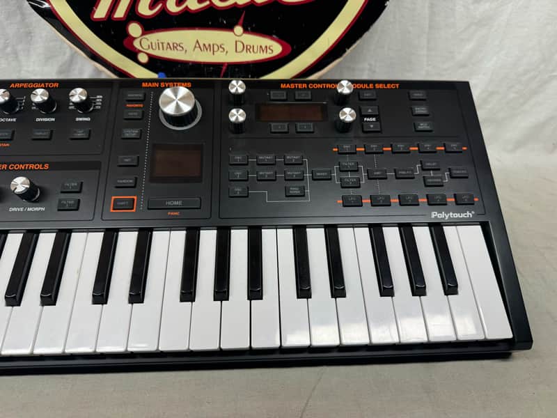 ASM Ashun Sound Machines Hydrasynth Explorer Synthesizer Keyboard with Power Supply - Image 4