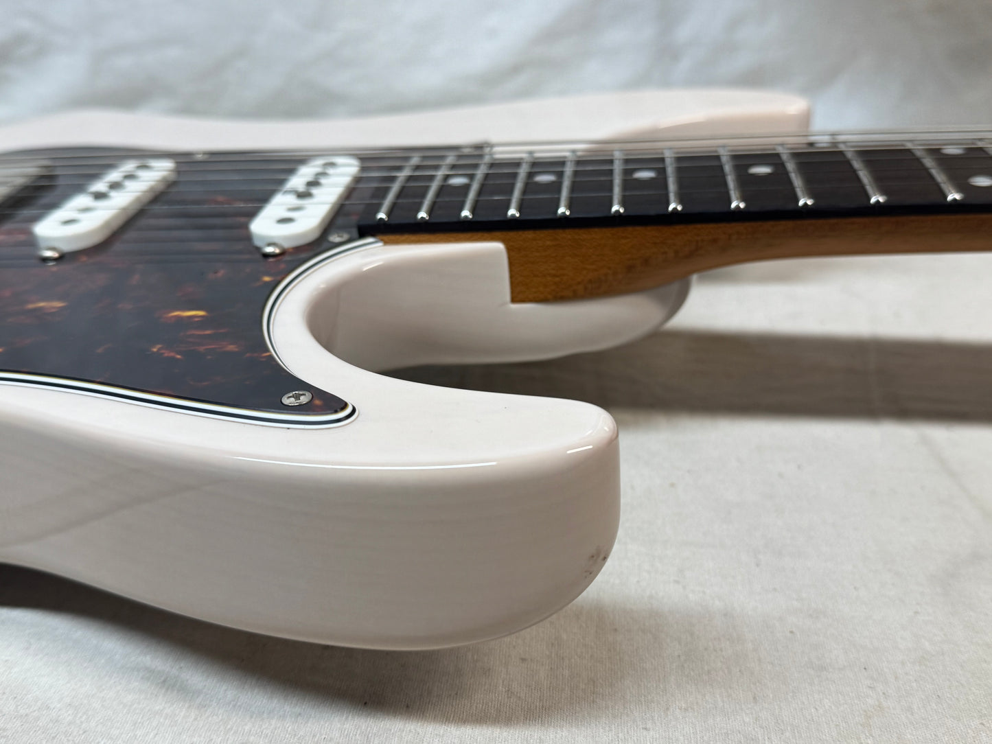 Ibanez Prestige AZ Series AZ2204N-AWD AZ2204 Guitar with Case - MIJ Made In Japan 2023 - Antique White Blonde