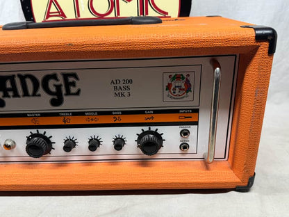 Orange AD200 ad 200 Mk3 mk 3 III Tube Bass Amplifier Head - Image 3