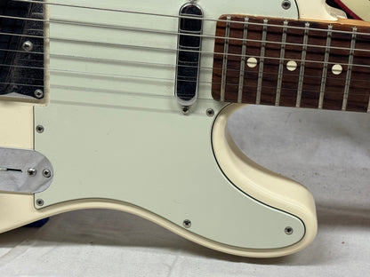 Fender Limited Edition American Standard Telecaster with Matching Headstock Guitar + Case 2016 - Olympic White / Rosewood fingerboard