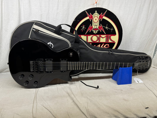 Epiphone Limited Edition Custom Shop Les Paul Nightfall with Gig Bag 2010 - Ebony / Black