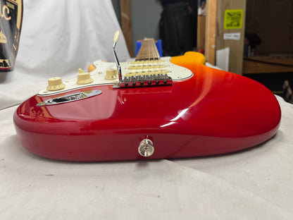 Fender Player Plus Stratocaster Strat Left-Handed Lefty Electric Guitar MIM - Made in Mexico - Tequila Sunrise