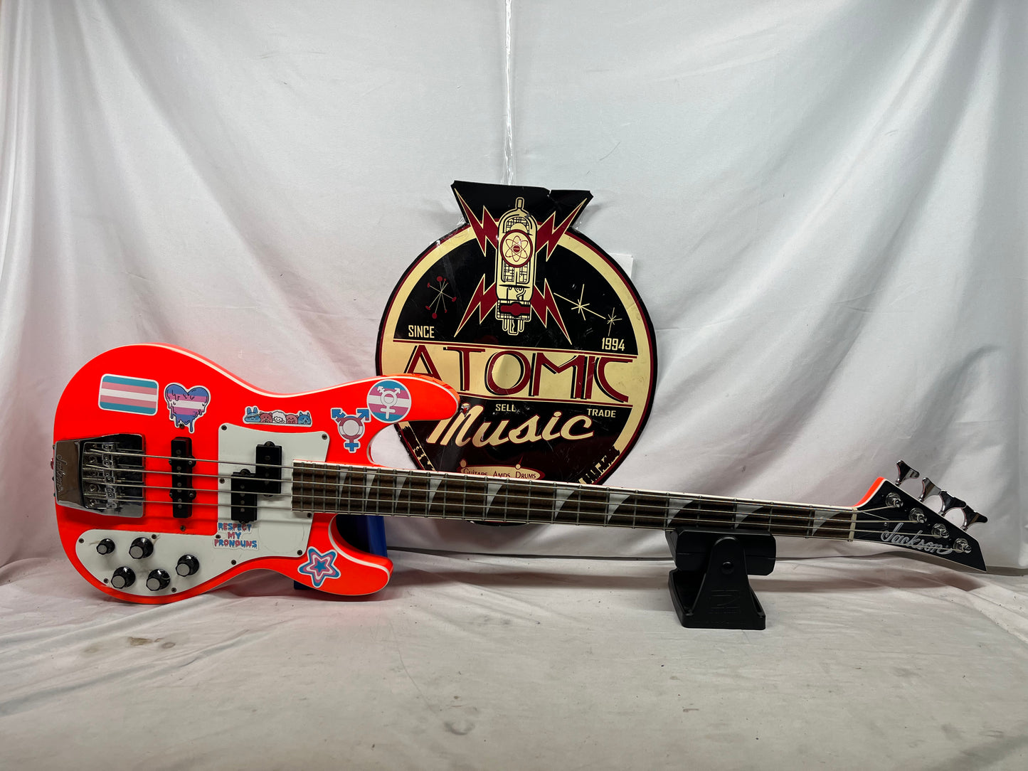 Jackson X Series Concert Bass CBXNT DX IV 4-String Electric Bass - Rocket Red