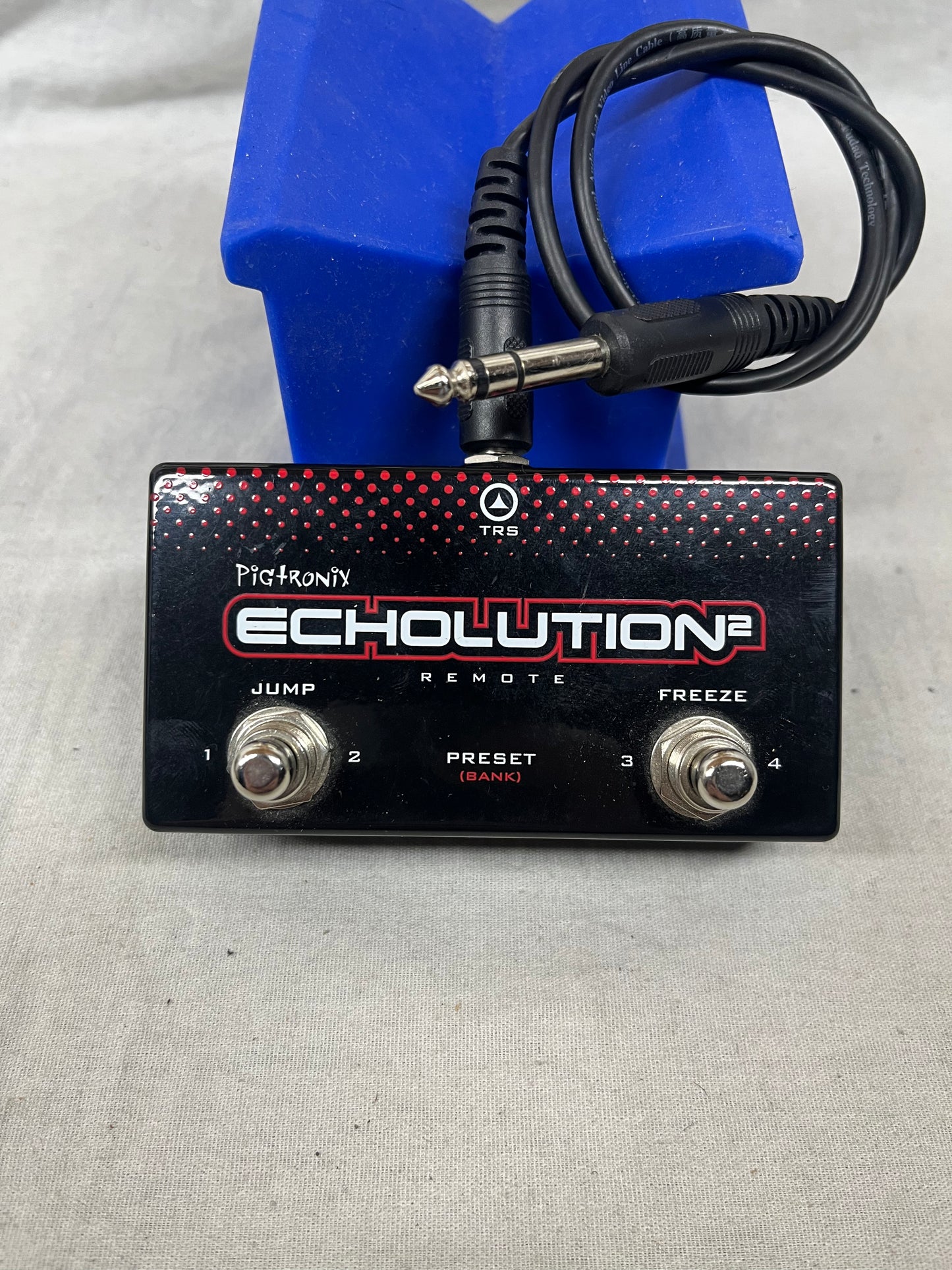Pigtronix Echolution2 echolution 2 II Filter Pro Multi-Tap Delay Pedal with Remote Switch + TRS cable
