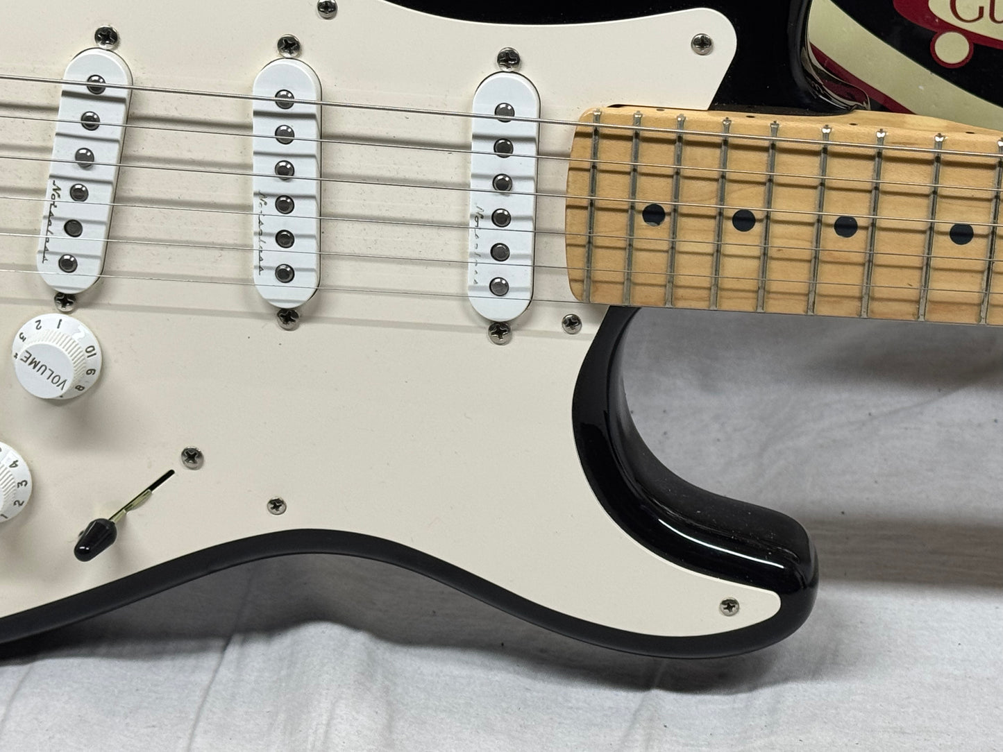 Fender USA Eric Clapton Stratocaster Guitar with Case 2006 - Black / Maple neck