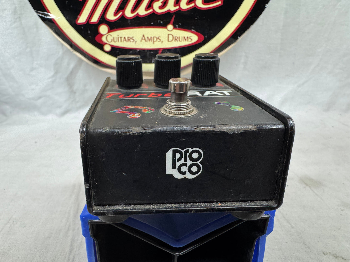 ProCo Rat v5-A Turbo Rat Distortion Pedal with LM308N OpAmp chip - pot codes date to 1993