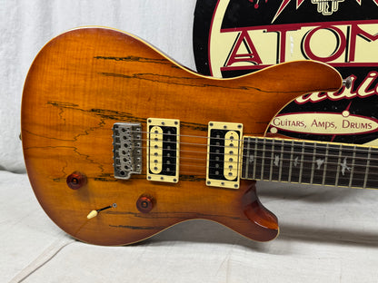 PRS Paul Reed Smith SE Custom 24 Guitar - Limited Edition Exotic Top 2015 - Spalted Maple