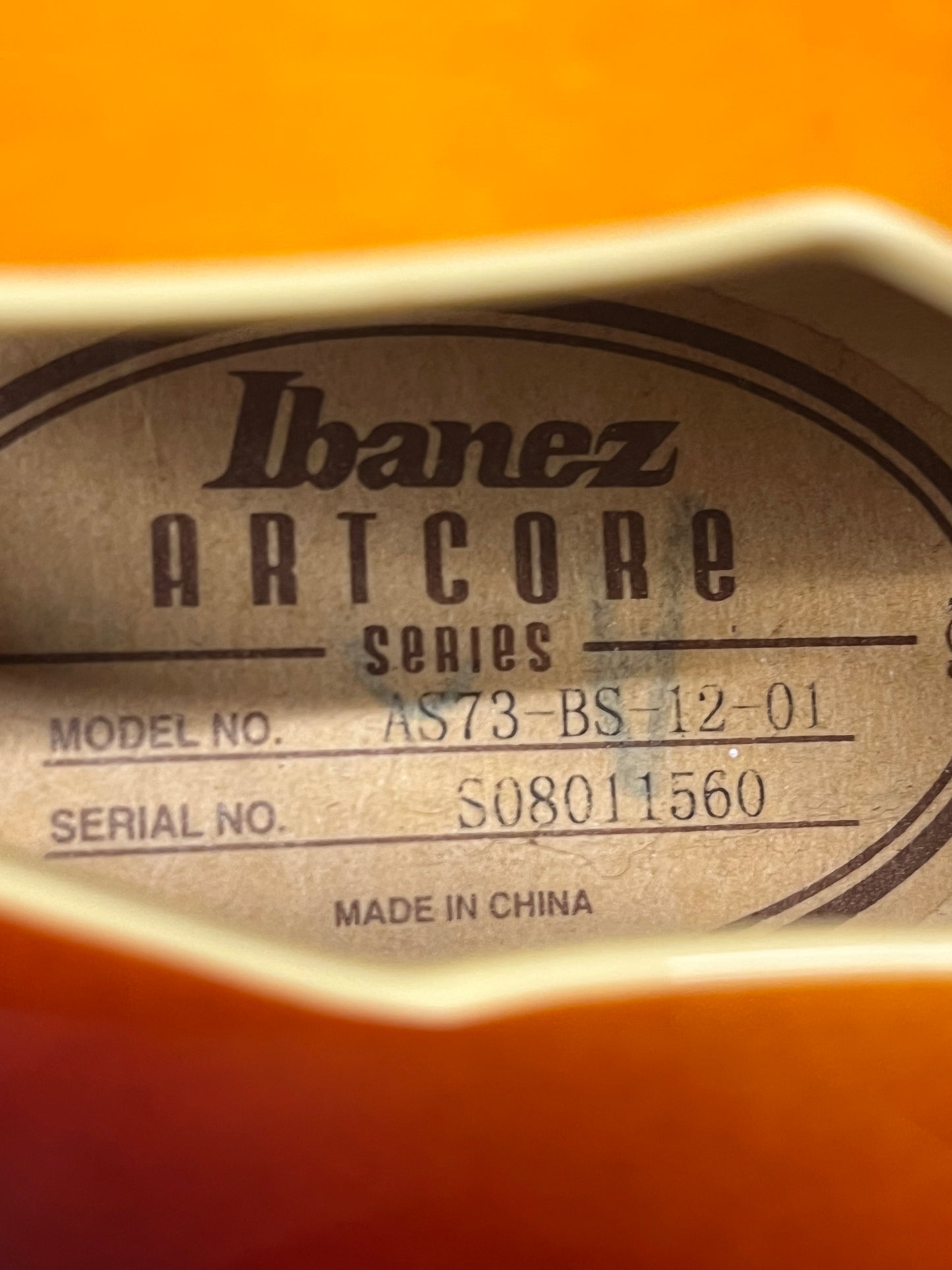 Ibanez Artcore Series AS73-BS Semi-Hollow Body Electric Guitar