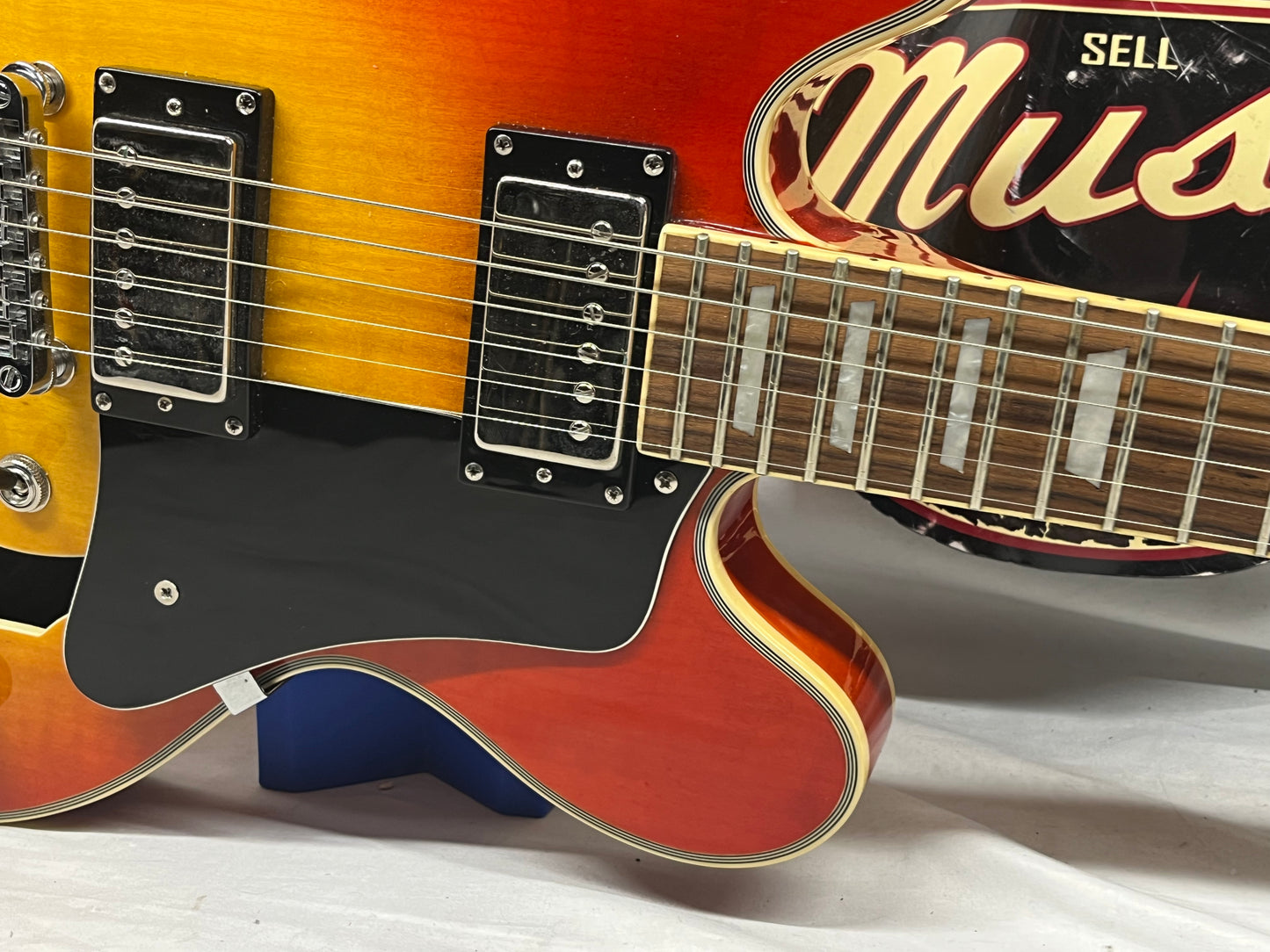 Michael Dolsey Designs Double Cutaway Semi-Hollow Body Electric Guitar