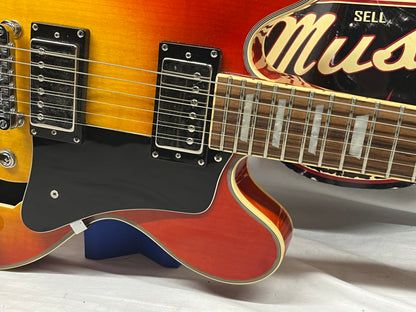 Michael Dolsey Designs Double Cutaway Semi-Hollow Body Electric Guitar