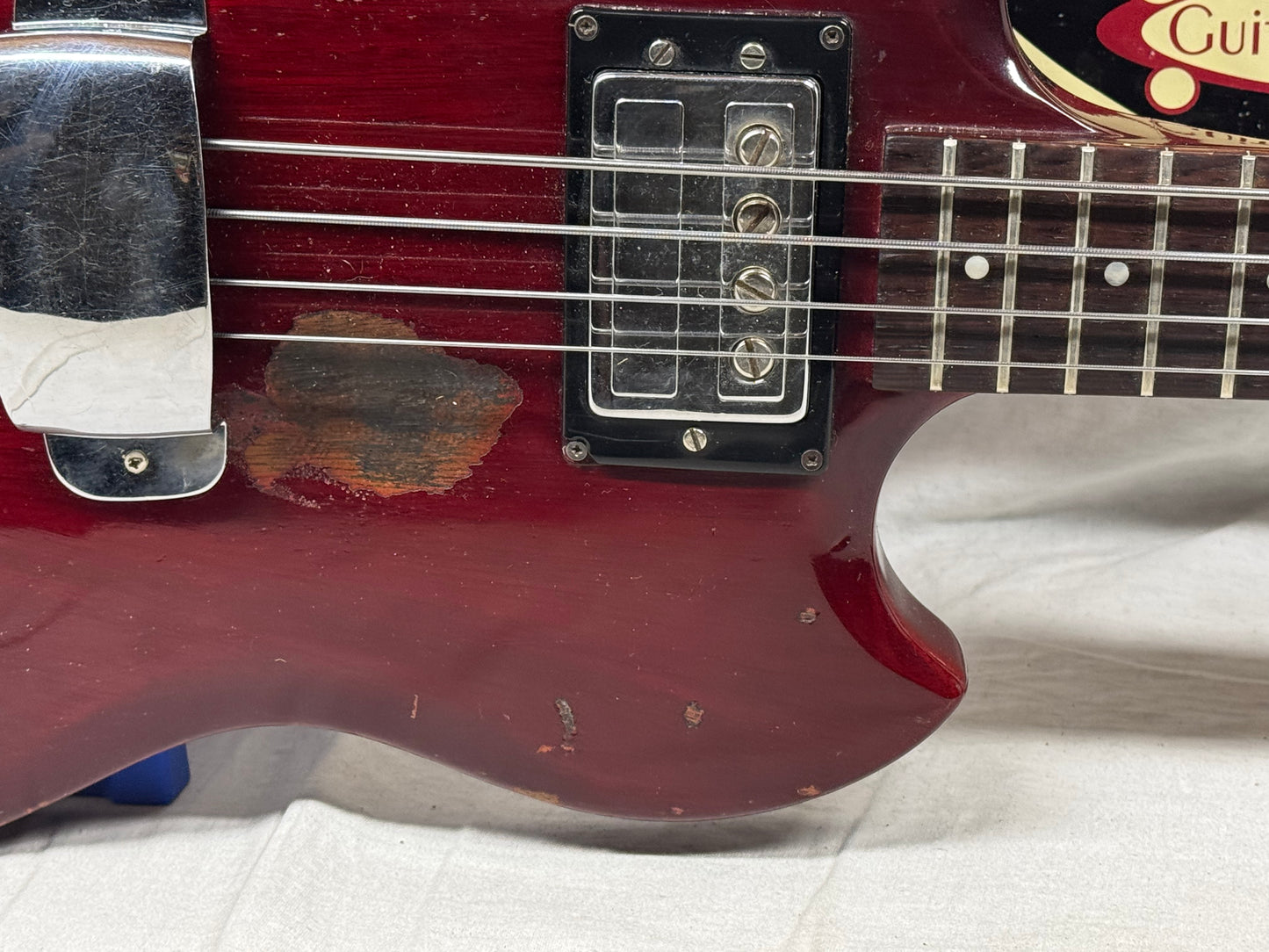 Guild JetStar jet star JS-1 js1 4-string Bass with Case 1972