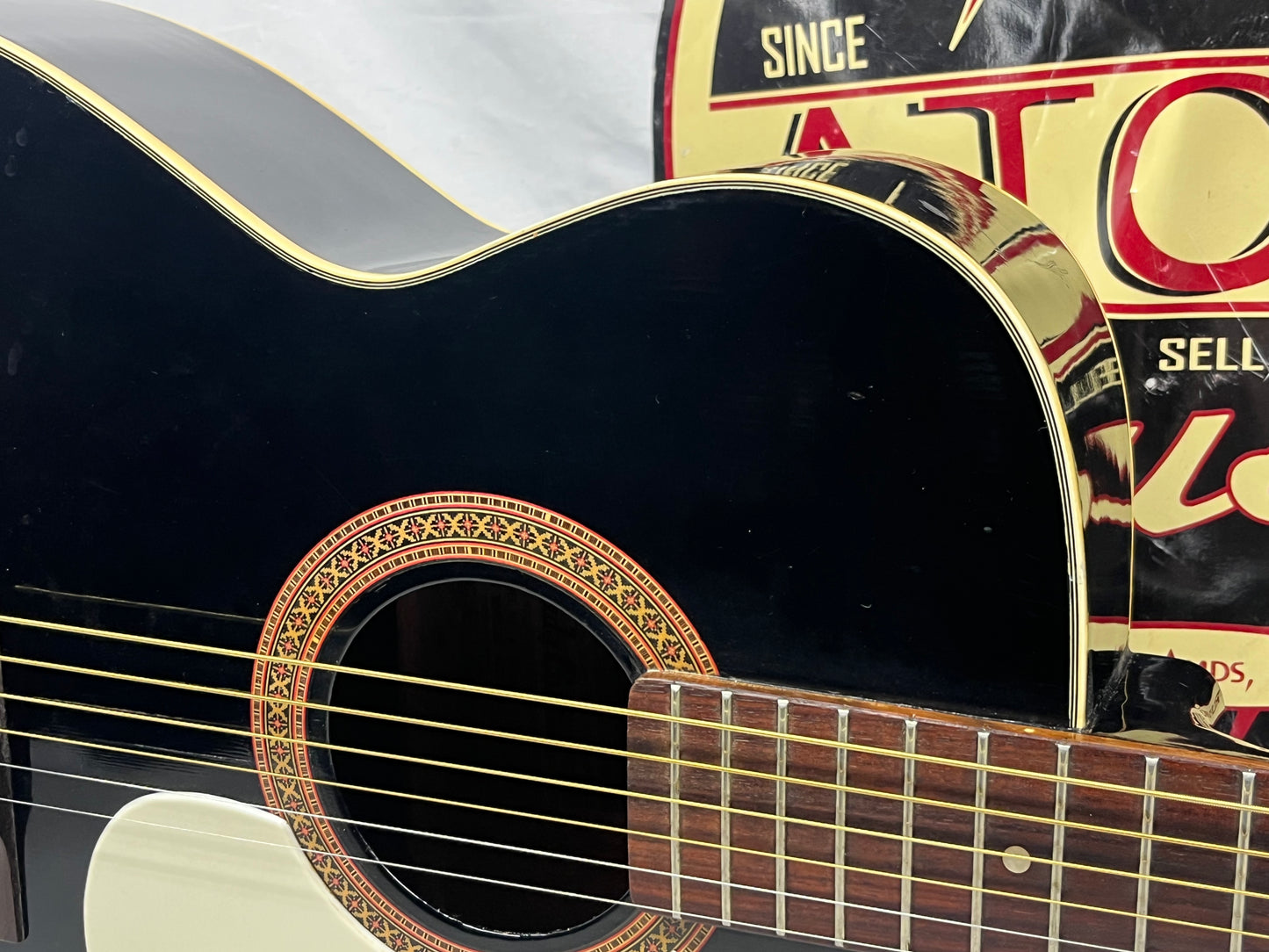 Terada FL 206 Acoustic Guitar MIJ - Made in Japan - Black