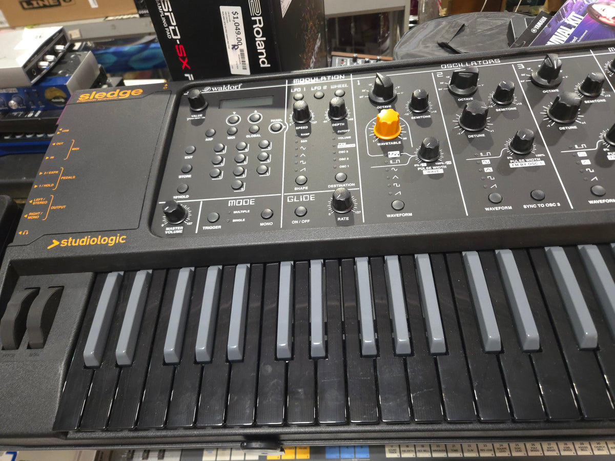 Studiologic Sledge 2.0 Polyphonic Virtual Analog Synthesizer 2010s - Black - Local Pickup Only